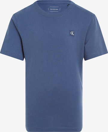 T-Shirt Calvin Klein Jeans en bleu : devant