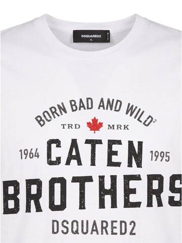 DSQUARED2 Shirt 'Caten Brothers' in Wit