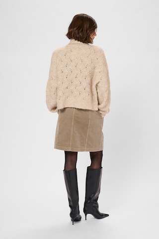 CULTURE Nederdel 'Baela' i beige