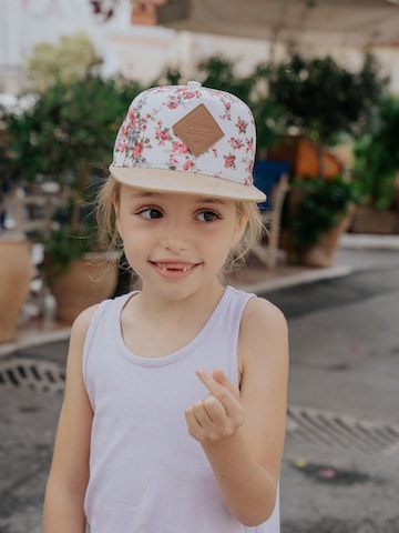 Blackskies Cap 'Sakura Snapback Cap Kids'‌‌ in Weiß: Vorderseite