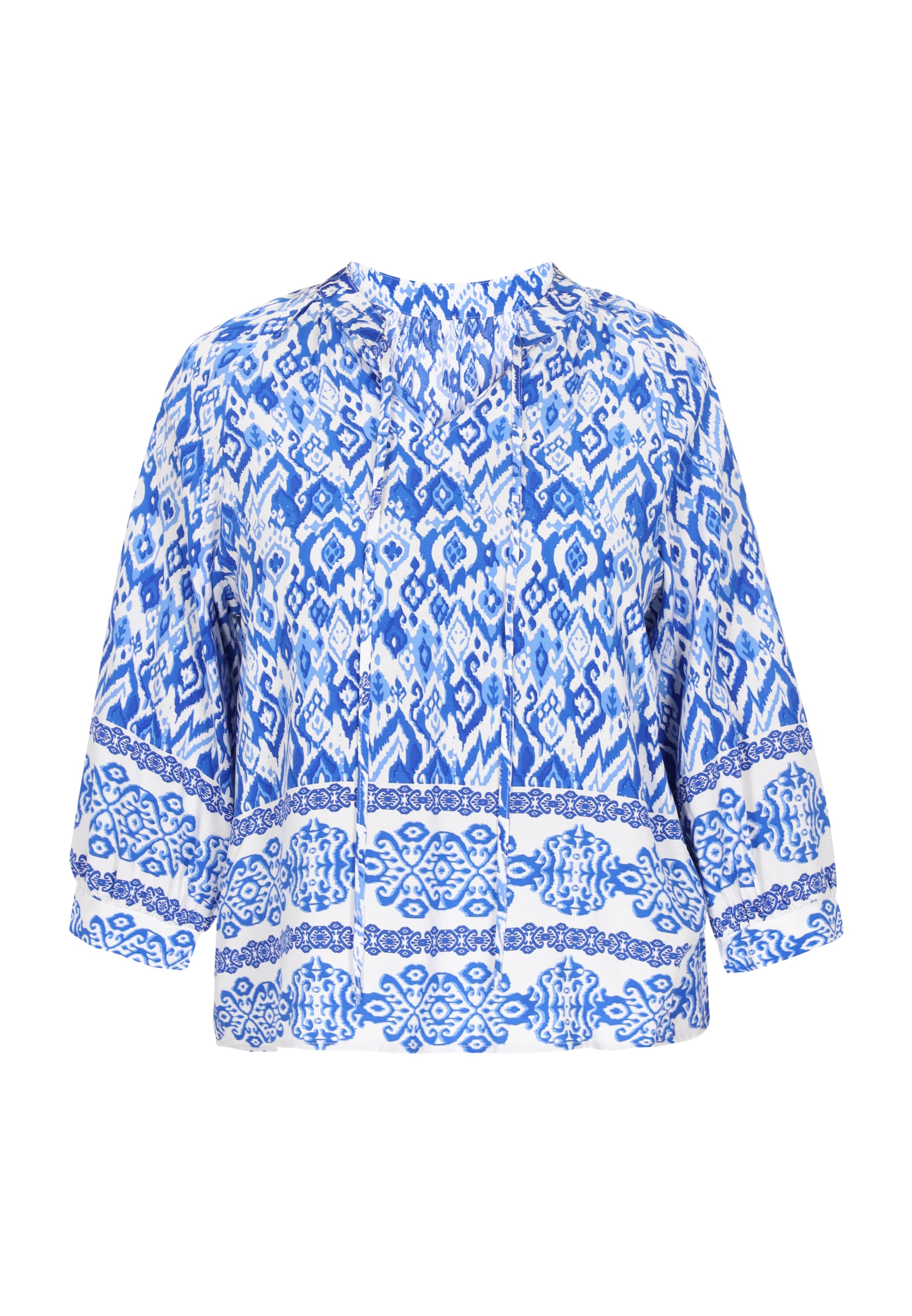 Gaya Blouse 'Fashion Look' in Blauw: voorkant