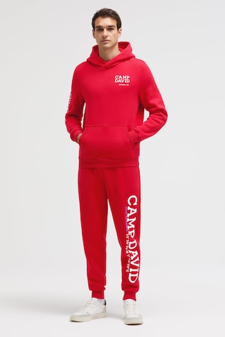 CAMP DAVID Sweatshirt in Red
