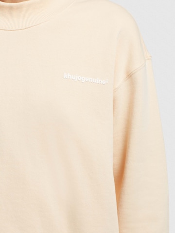 khujo Sweatshirt 'Esperanza' in Gelb