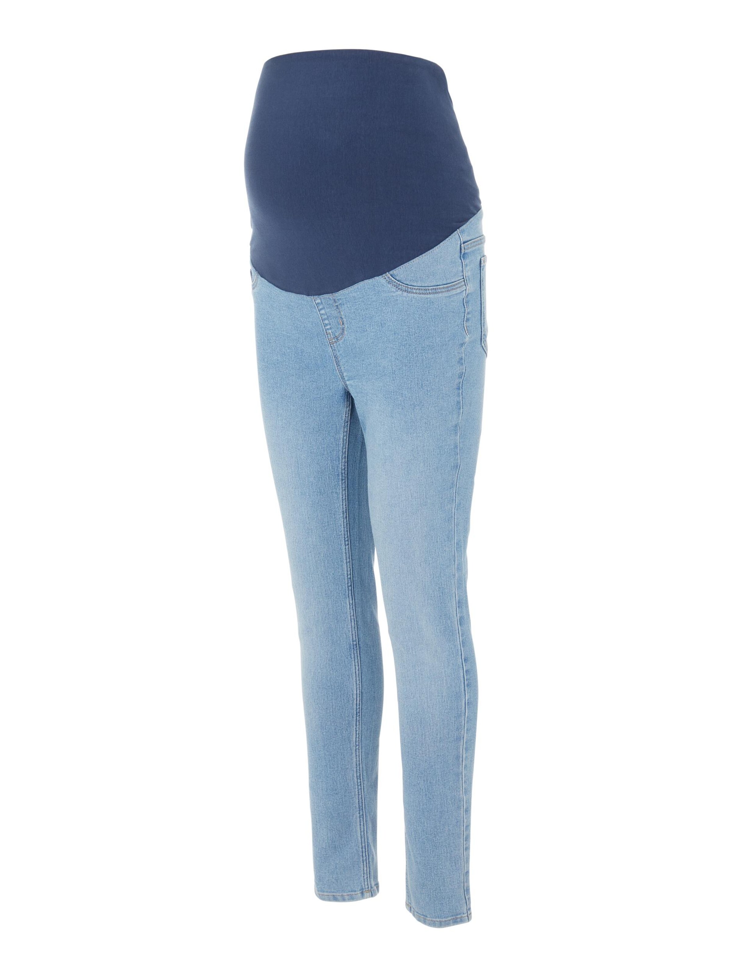 Frauen Jeans MAMALICIOUS Jeggings in Blau - ZO19634