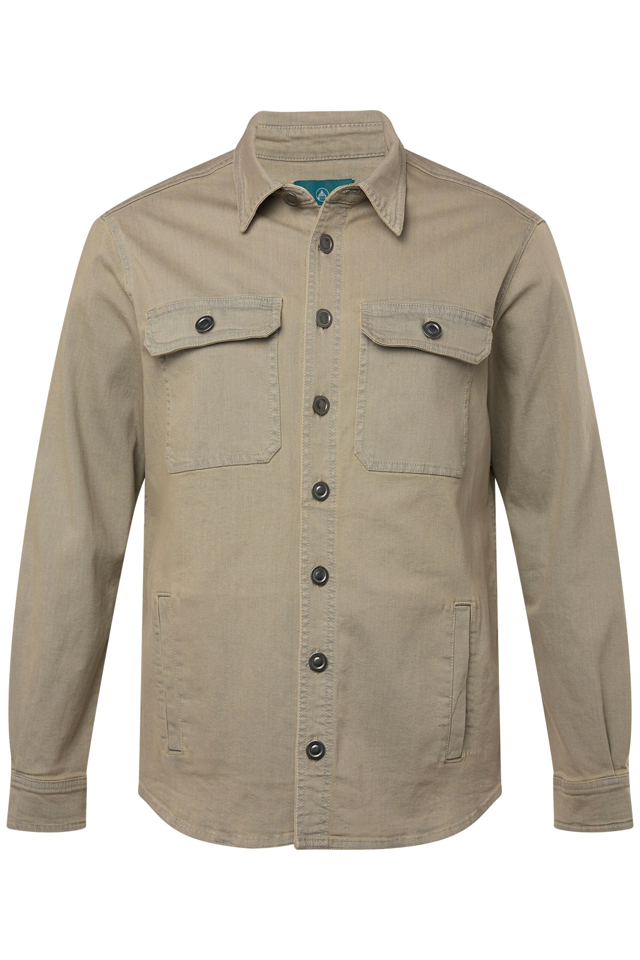 Boston Park Regular fit Button Up Shirt in Beige: front