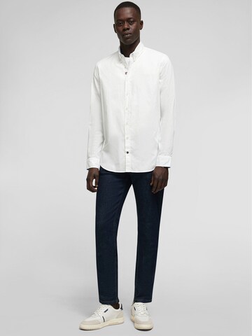 HECHTER PARIS Regular fit Button Up Shirt in White