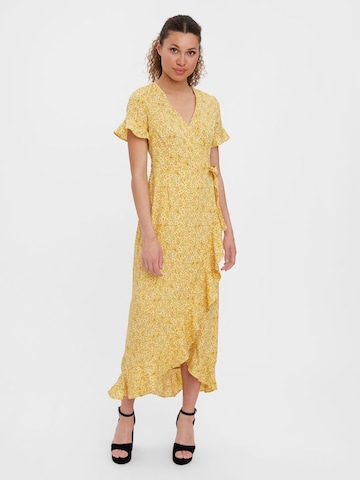 VERO MODA Obleka | rumena barva