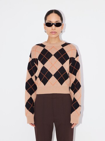 LeGer by Lena Gercke Sweater 'Miles' in Brown: front