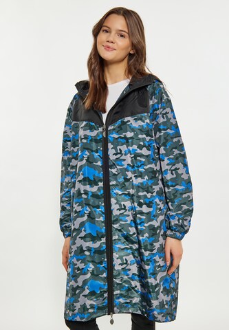 myMo ATHLSR Between-Seasons Coat in Blue: front