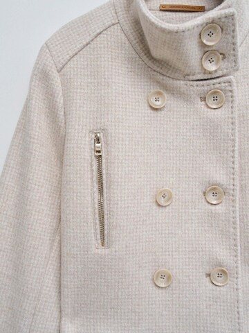 Salsa Jeans Winterjacke 'Grace Long Woolen Coat' in Beige