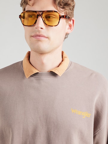 Felpa di WRANGLER in grigio