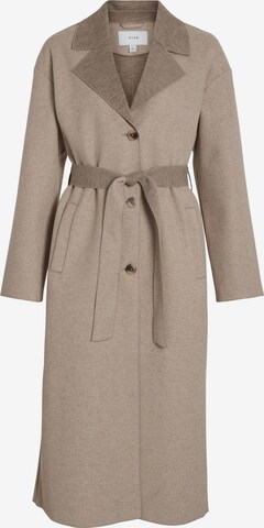 VILA Between-Seasons Coat in Beige: front