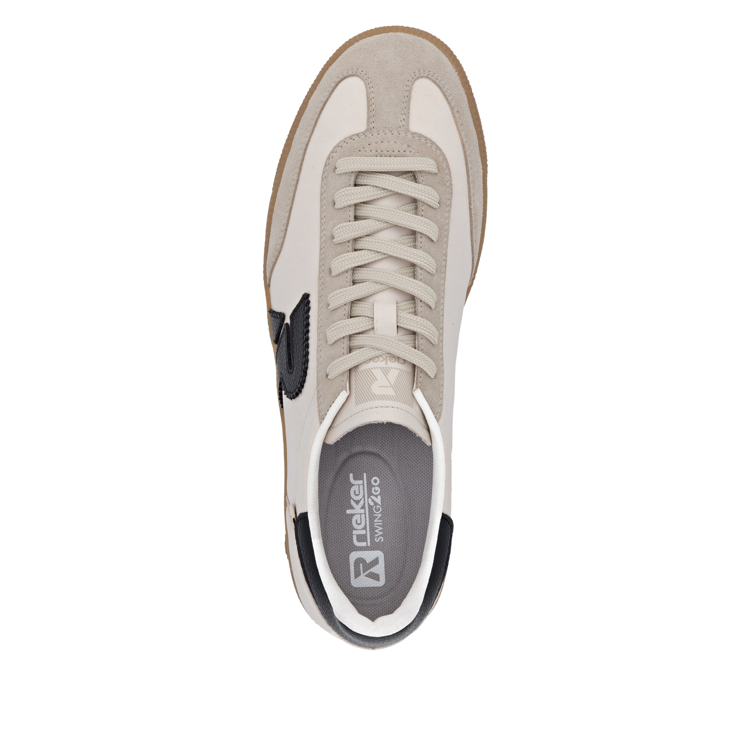 Baskets basses Rieker en beige