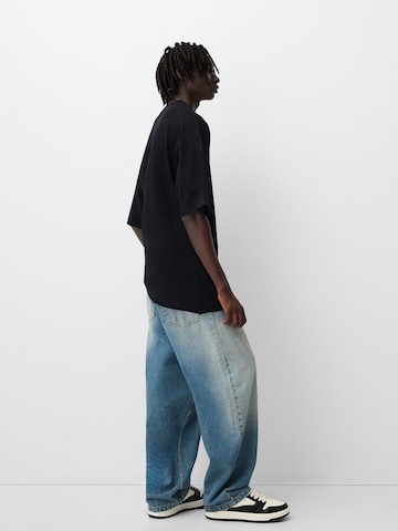T-Shirt Bershka en noir