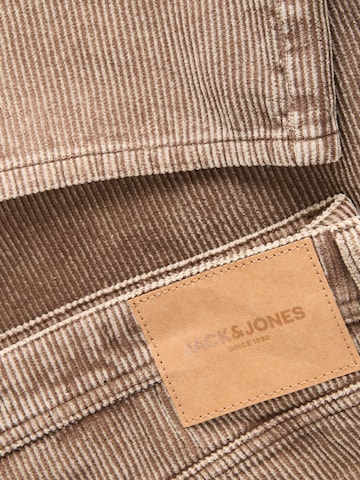 JACK & JONES Baggy Broek 'JPSTAlex Original' in Bruin