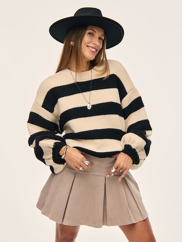 Pull-over Kamila Šikl en noir : devant