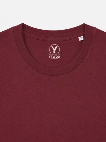 YTWOO Shirt '3er Pack Basic T-Shirt'‌‌‌ in Rot