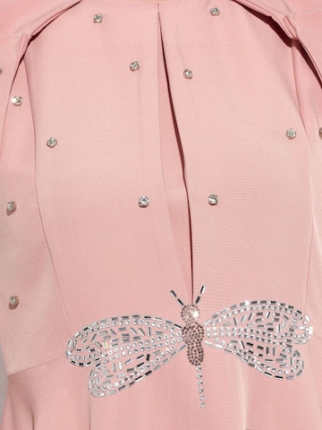 Robe de cocktail MSN Collection en rose