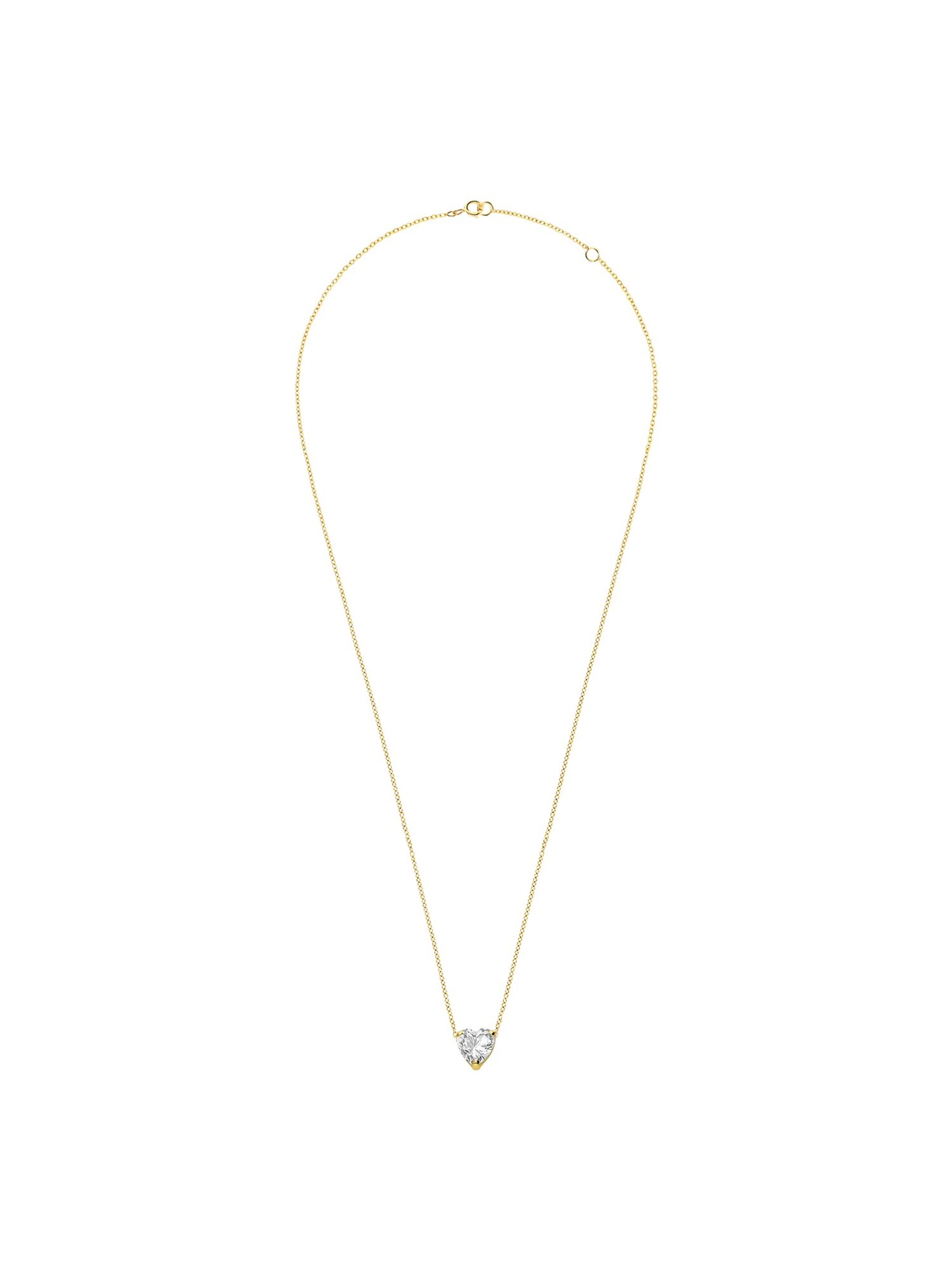 Lucardi Kette in Gold: Vorderseite