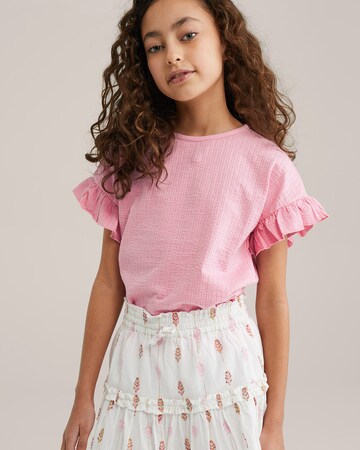 WE Fashion Shirt in Pink: front