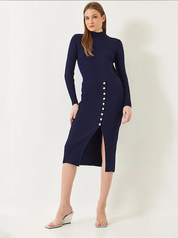Abito in maglia di Bianco Lucci in blu