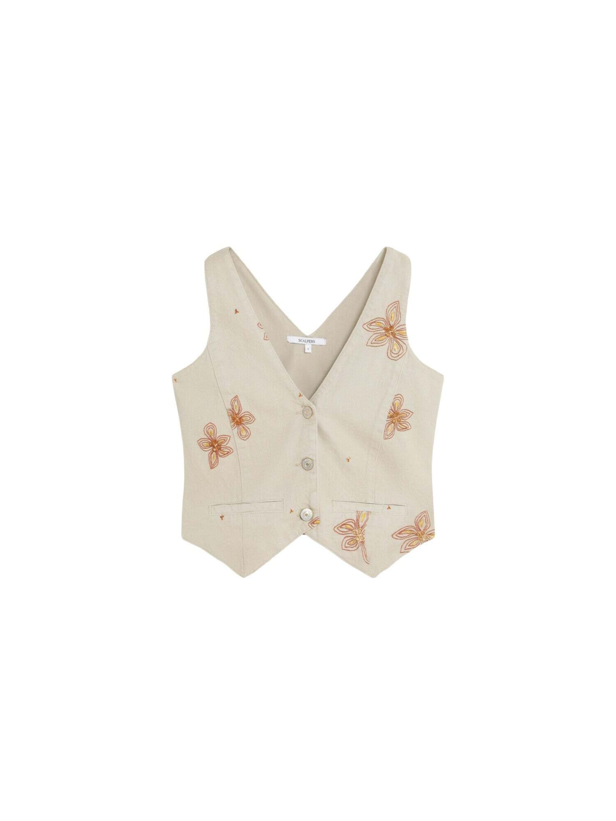 Scalpers Vest S suuruses kaamel / pruun, Tootevaade