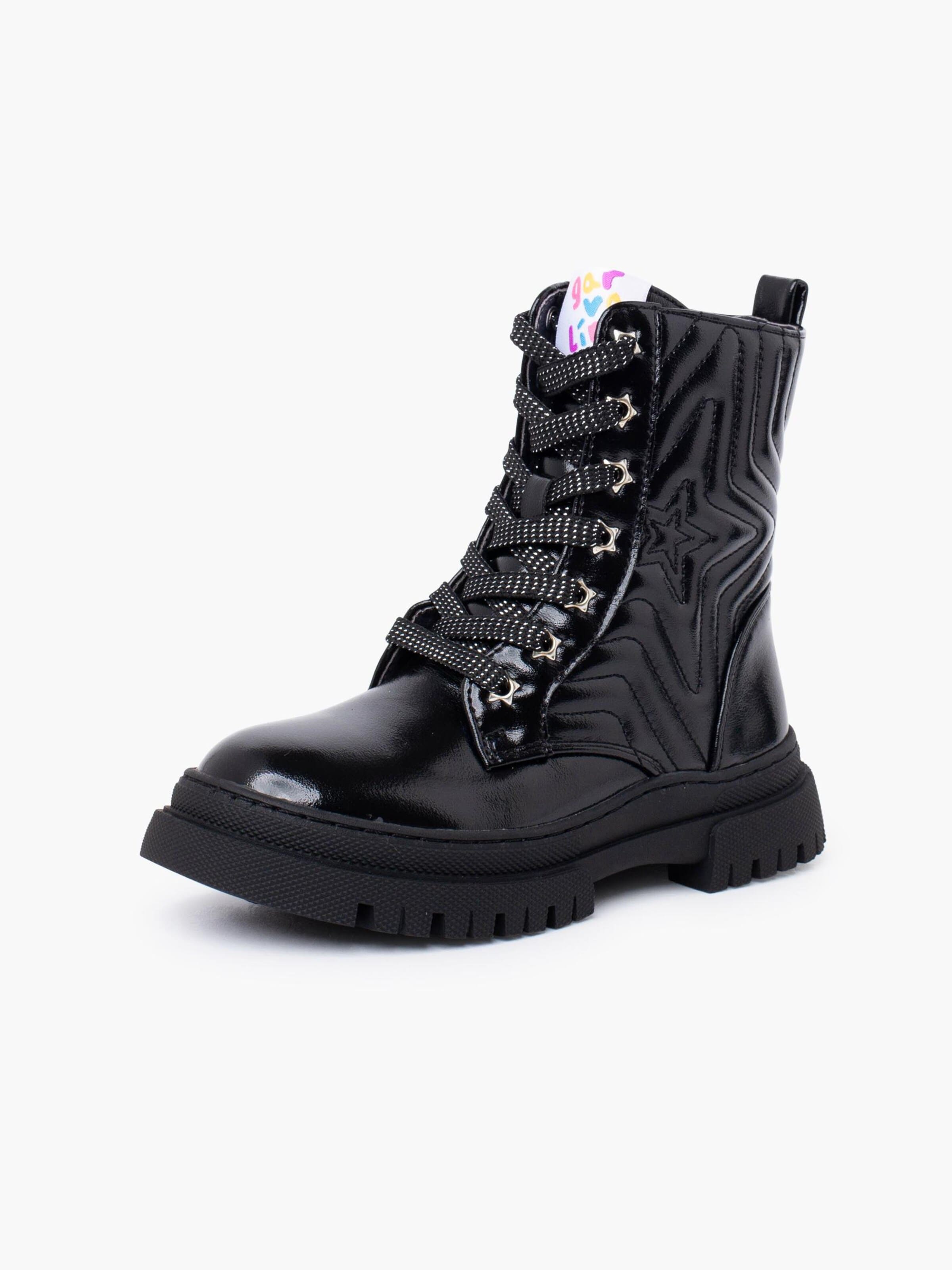 GARVALIN Schnürstiefelette‌‌‌‌ in Schwarz: Vorderseite