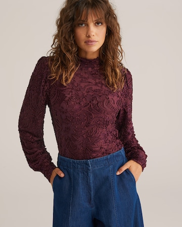 WE Fashion Póló - lila: elől