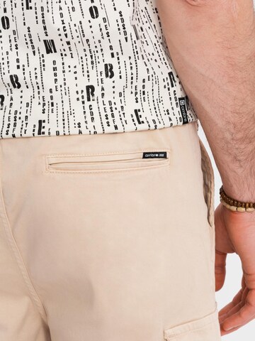 Ombre Regular Cargobroek in Beige