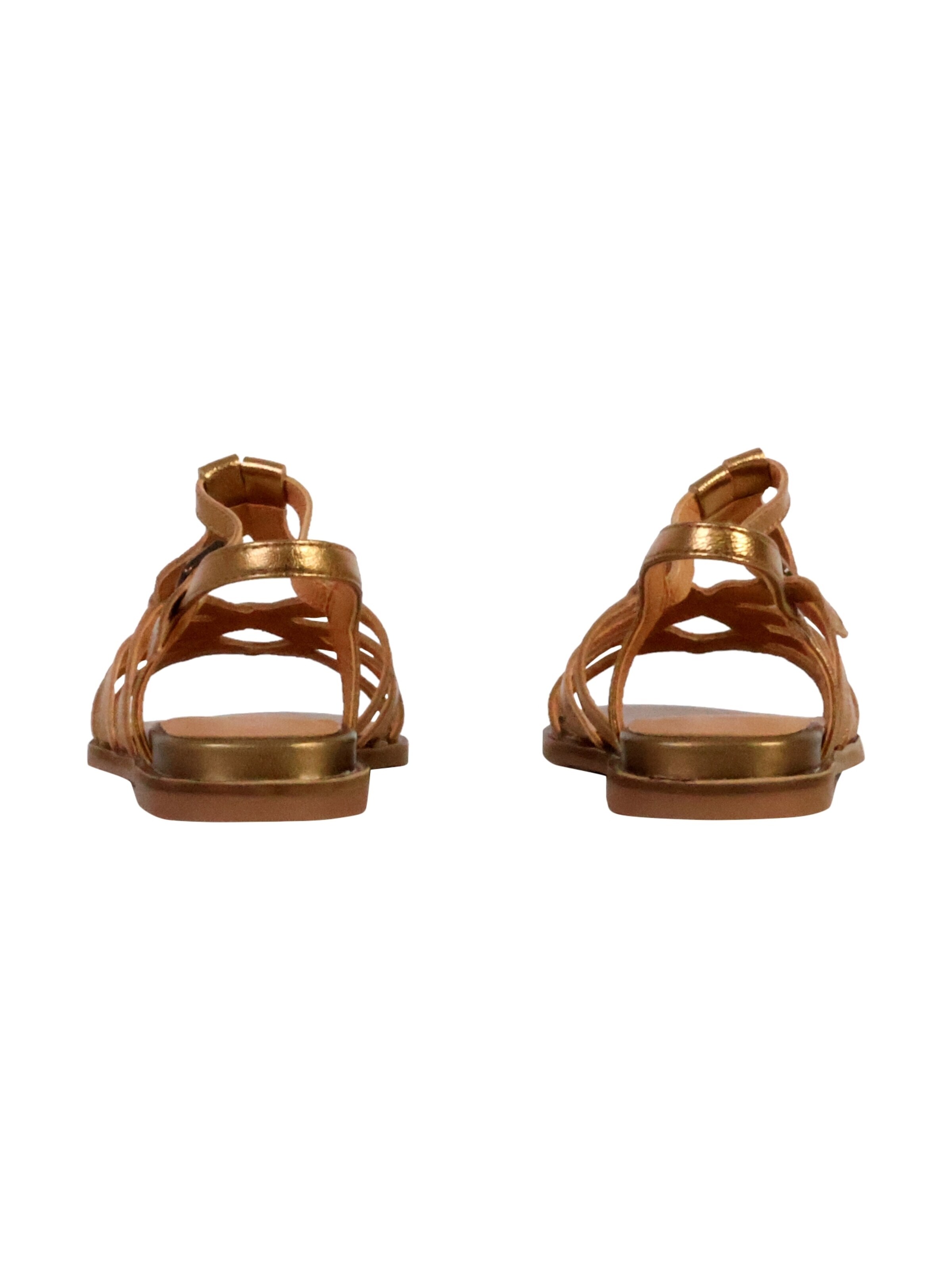Emilie Karston Sandal 'Sabine-Ledersandalen' in Gold