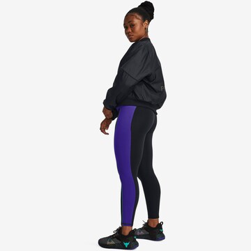 UNDER ARMOUR Skinny Workout Pants 'Project Rock' in Black