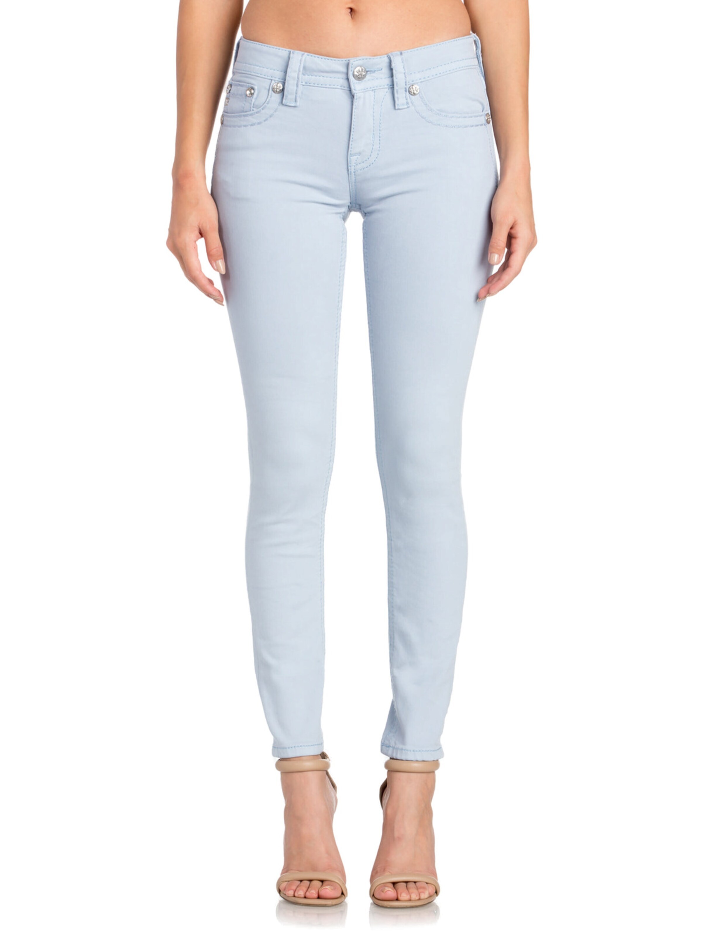 Skinny Jean 'Sky Blue' Miss Me en bleu
