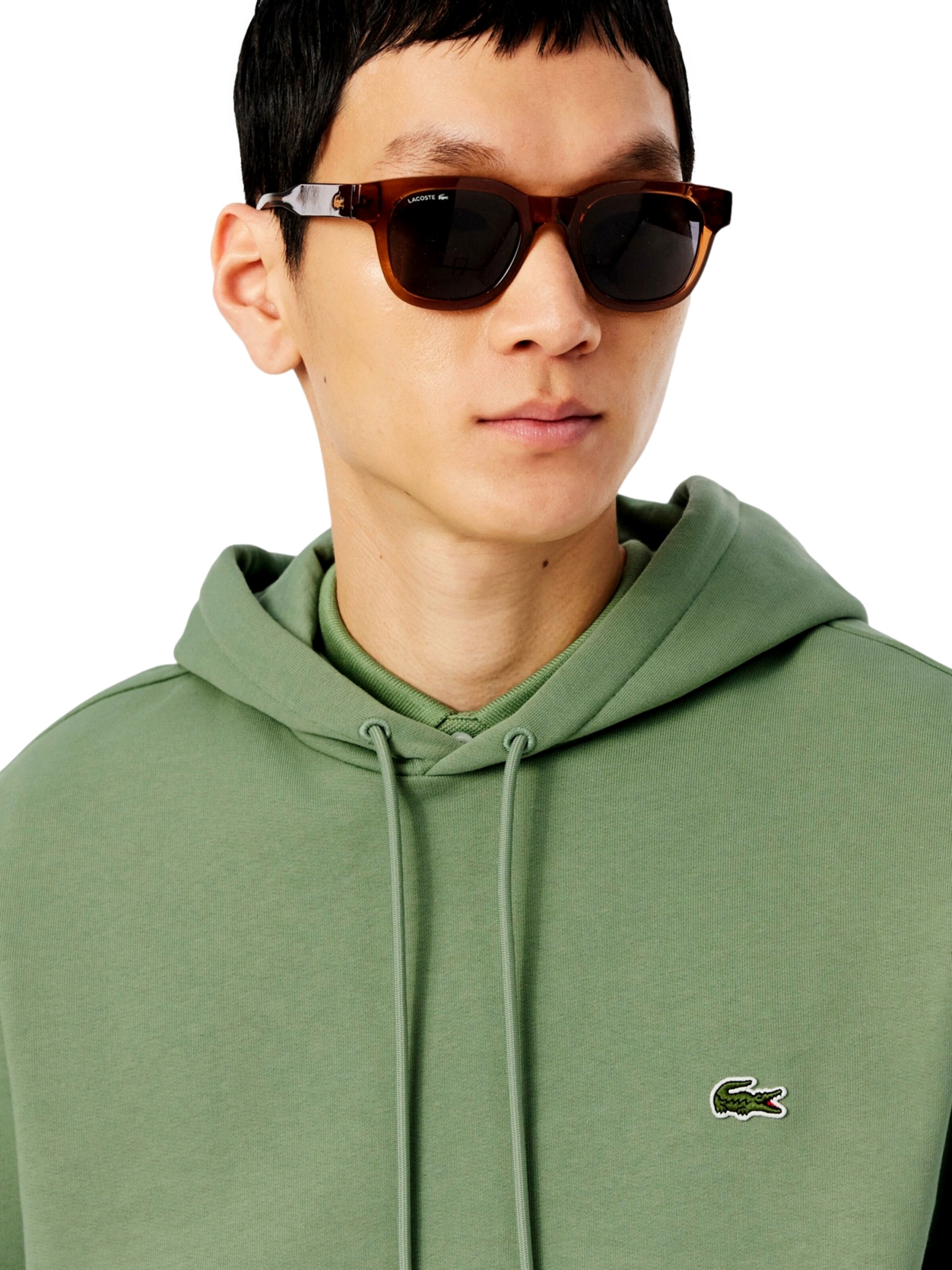 LACOSTE Sweatvest in Groen