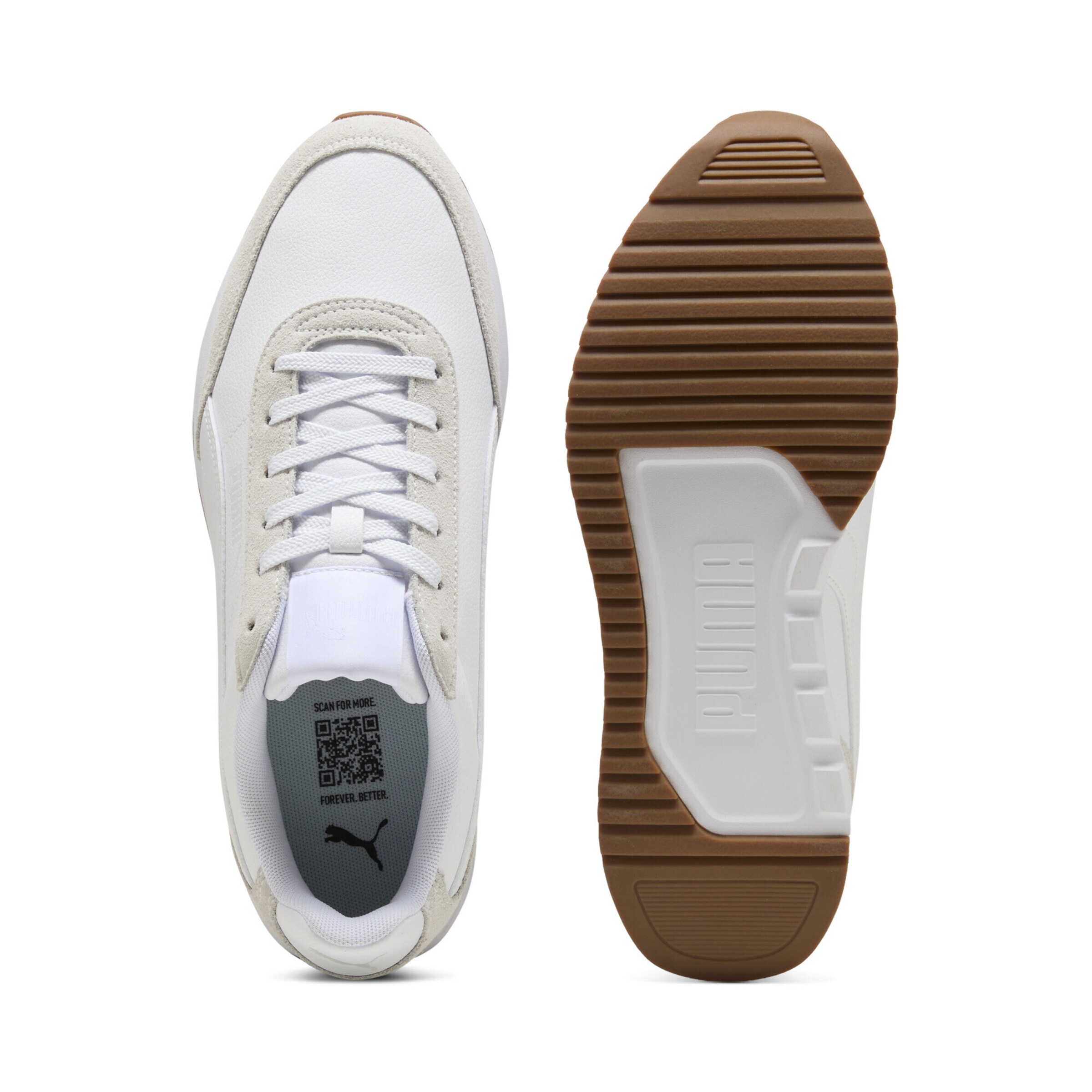 Baskets basses PUMA en blanc