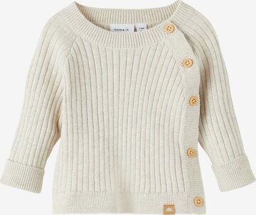 NAME IT Knit Cardigan 'Nafo' in Beige: front