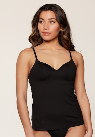 Top di LingaDore in nero: frontale