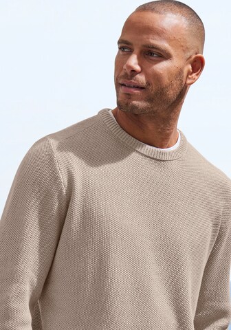 JOHN DEVIN Pullover in Beige