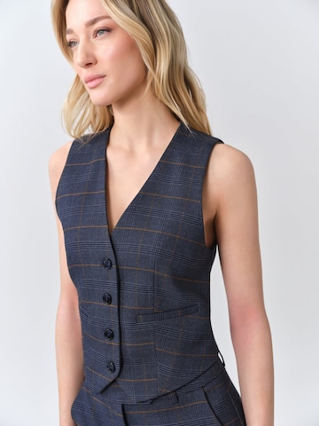 MB by Marta Buzolic Vest in Blue: front