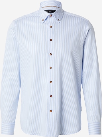 Coupe regular Chemise bugatti en bleu : devant