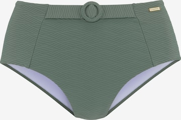 SUNSEEKER - Cueca biquíni em verde: frente