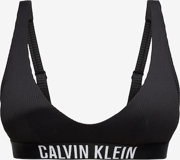 Hauts de bikini 'Intense Power' Calvin Klein Swimwear en noir : devant