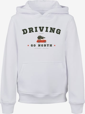 Sweat-shirt F4NT4STIC en blanc : devant