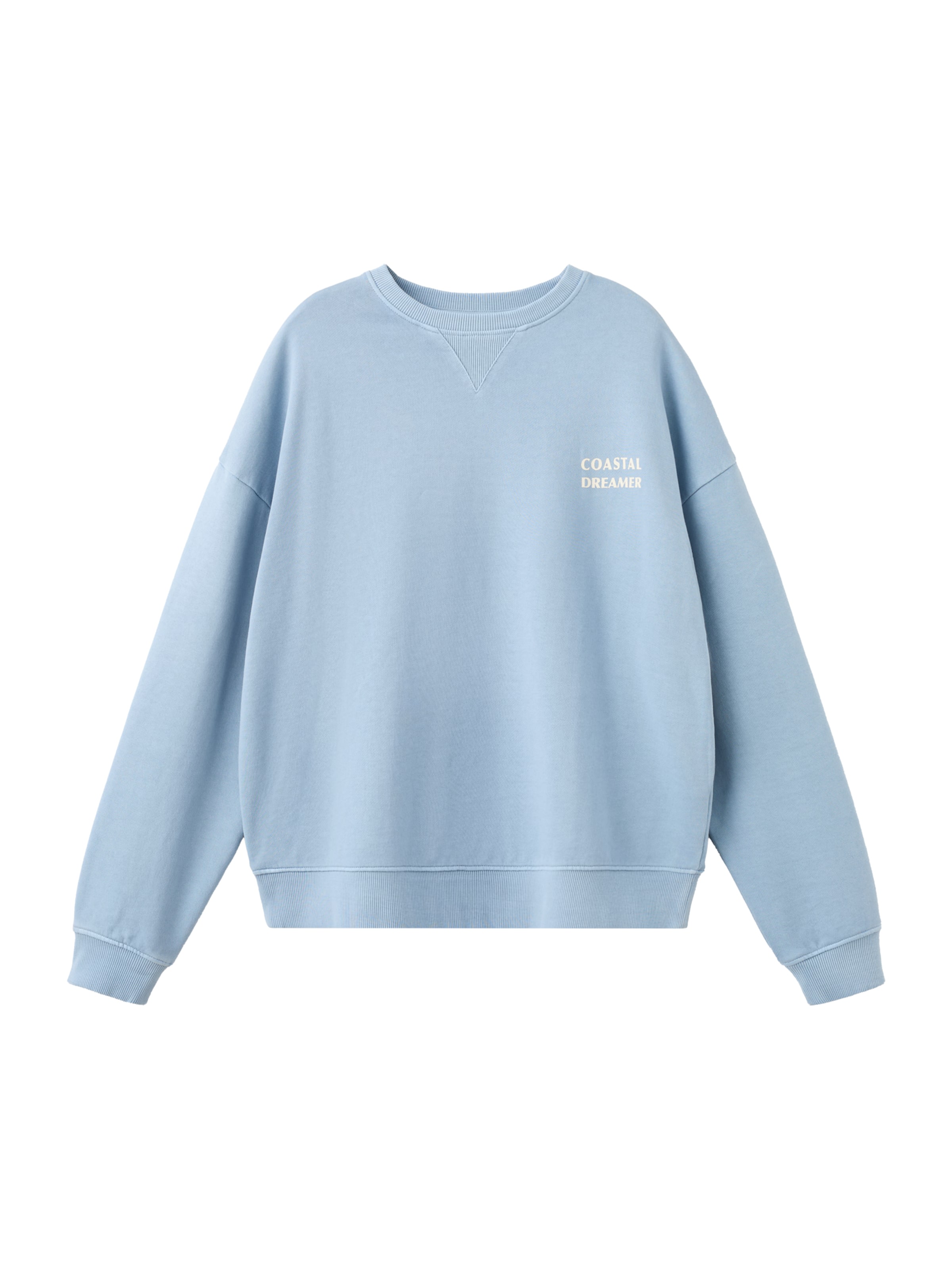 MANGO TEEN Sweatshirt 'COASTAL' i ljusblå / naturvit, Produktvy