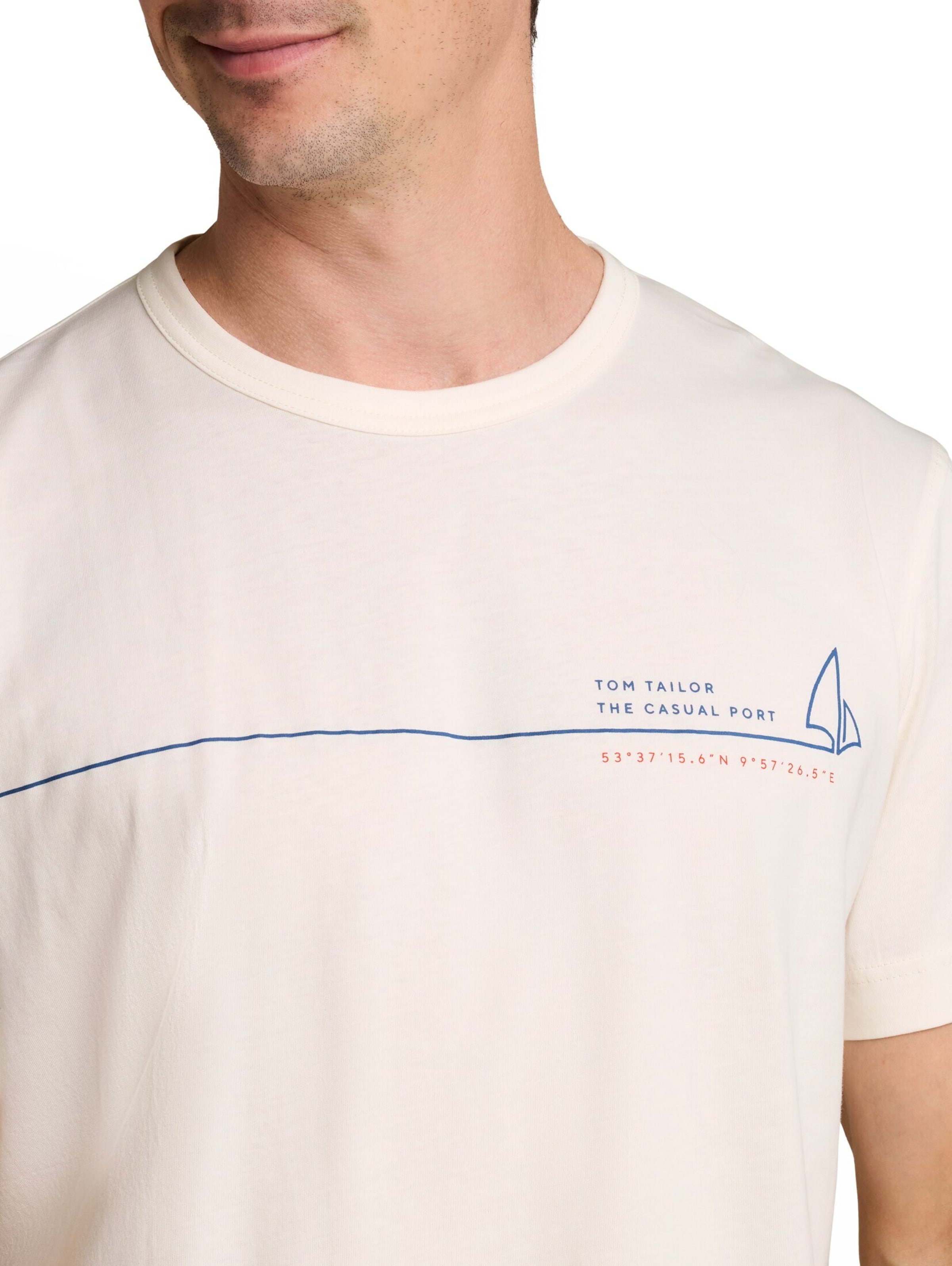 T-Shirt TOM TAILOR en beige