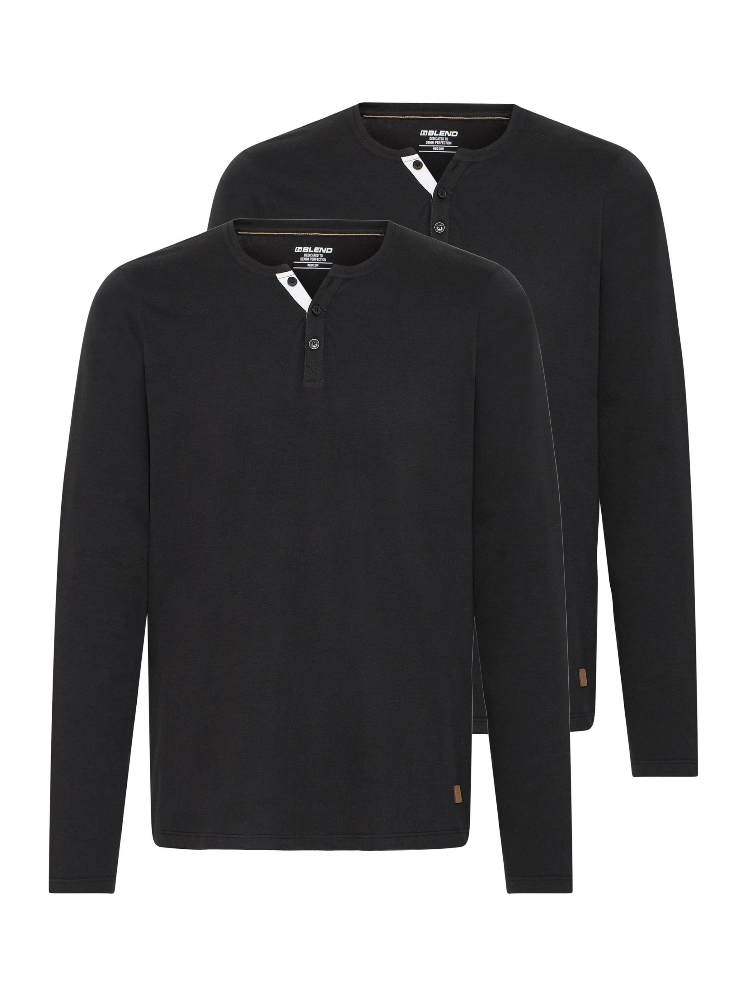 BLEND - Camiseta ' OLLIE ' en negro: frente