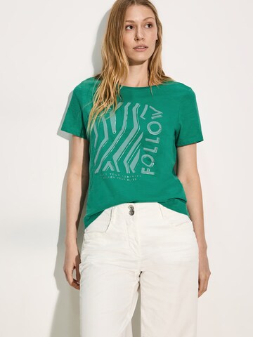 T-shirt 'Follow' CECIL en vert