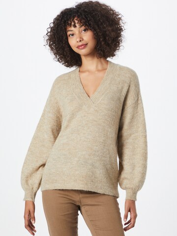 MSCH COPENHAGEN Sweater 'Irmina' in Beige: front