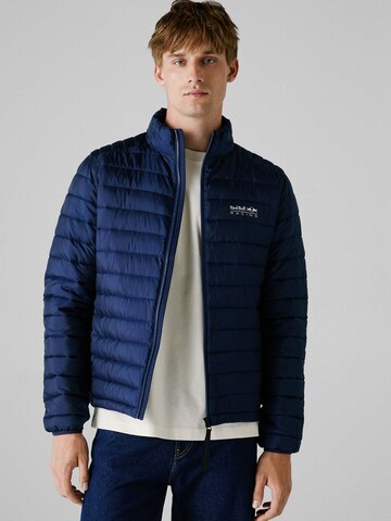Giacca invernale di Red Bull Racing x Pepe Jeans in blu: frontale