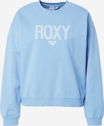 ROXY Sweatshirt 'UNTIL DAYLIGHT' in Blauw: voorkant