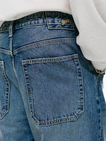 Baggy Jean Pull&Bear en bleu